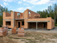 Возведение просторного кирпичного дома 186 м²