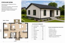 Компактный семейный дом из пеноблоков