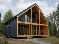 Дом по технологии O-frame 150 м² с открытой планировкой
