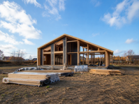 Каркасный дом O-frame 170 м² с панорамным остеклением